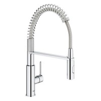 Grohe Get Professional Single Lever Pull Out Monobloc Kitchen Mixer Tap - Chrome Grohe Get Professional Single Lever Pull Out Monobloc Kitchen Mixer Tap - Chrome