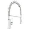 Grohe Get Professional Chrome Single Lever Pull Out Kitchen Mixer Tap