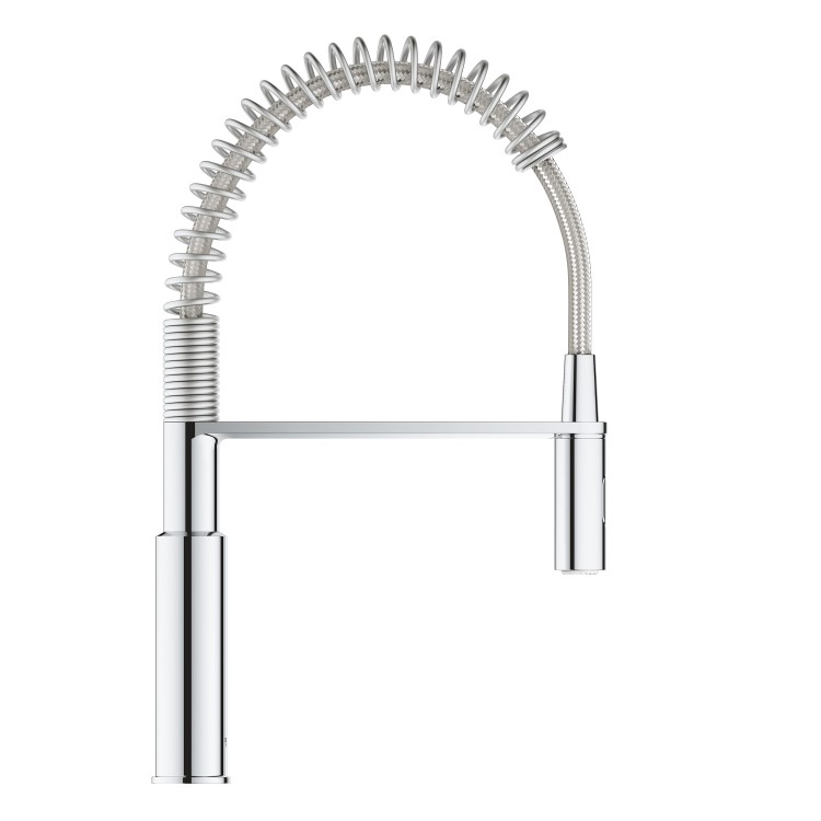 Grohe Get Professional Single Lever Pull Out Monobloc Kitchen Mixer Tap - Chrome