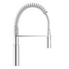 Grohe Get Professional Chrome Single Lever Pull Out Kitchen Mixer Tap