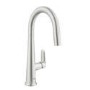 Grohe Veletto Nickel Single Lever Pull Out Monobloc Kitchen Sink Mixer Tap