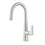 GRADE A1 - Grohe Veletto Nickel Single Lever Pull Out Monobloc Kitchen Sink Mixer Tap