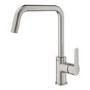 Grohe Quickfix Start Single Lever Monobloc Kitchen Mixer Tap - Steel
