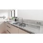 Grohe Quickfix Start Single Lever Monobloc Kitchen Mixer Tap - Steel