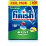 4 x Finish Powerball All In One Deep Clean Dishwasher 100 Tablets Lemon Sparkle Total 400
