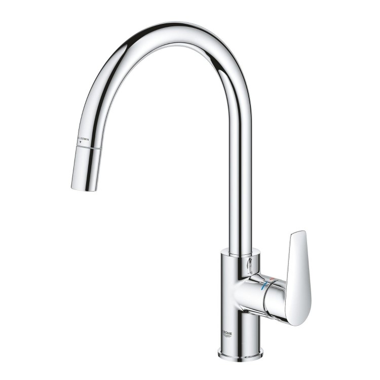 Grohe StartEdge Single Lever Kitchen Mixer Tap - Chrome