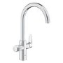 Grohe Grohe Blue Pure BauCurve Single Lever Kitchen Water Filter Tap - Chrome