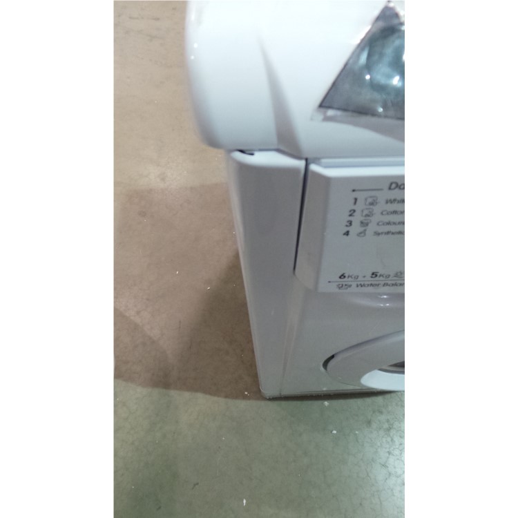 GRADE A3 - Heavy cosmetic damage - Indesit IWDC6125 6kg/5kg 1200rpm White Freestanding Washer Dryer