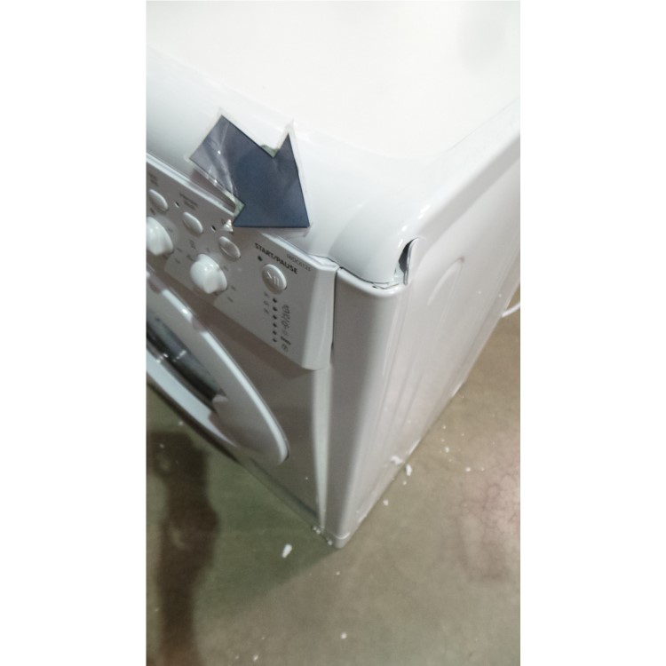 GRADE A3 - Heavy cosmetic damage - Indesit IWDC6125 6kg/5kg 1200rpm White Freestanding Washer Dryer