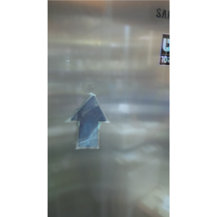 GRADE A3 - Samsung RS7667FHCSL H-series Silver American Fridge Freezer