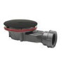 Wirquin 90mm Black Fast Flow Shower Tray Waste