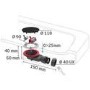 Wirquin 90mm Black Fast Flow Shower Tray Waste