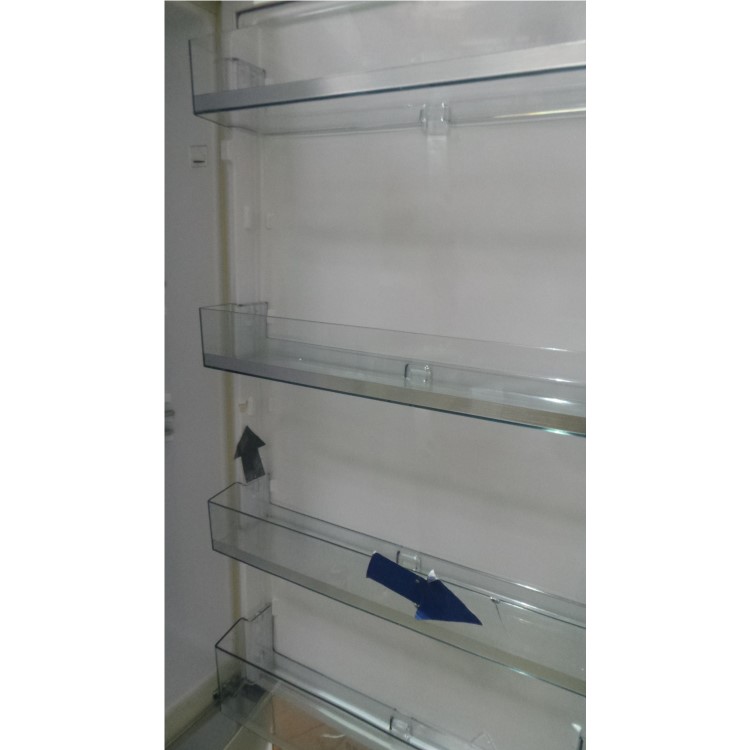 GRADE A3 - Servis C60185NFC Retro Right Hand Hinge Freestanding Fridge Freezer Cream