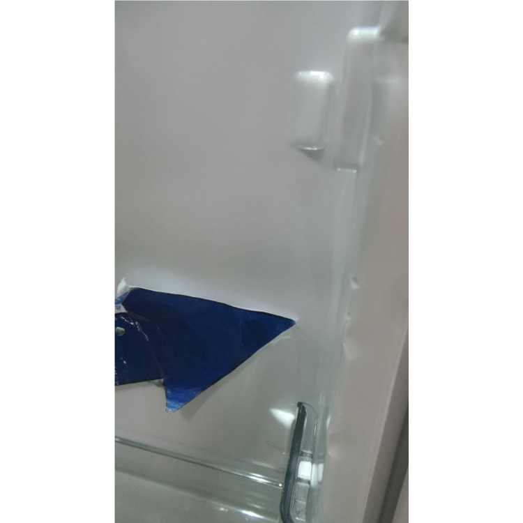 GRADE A3 - Servis C60185NFC Retro Right Hand Hinge Freestanding Fridge Freezer Cream