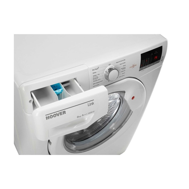 Hoover One Touch HL1482D3 Freestanding 8KG 1400 Spin Washing Machine