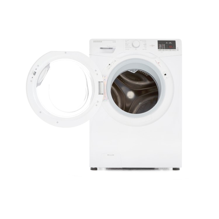 Hoover HL1472D3 Link With One Touch 7kg 1400 Spin Freestanding Washing Machine - White With White Door