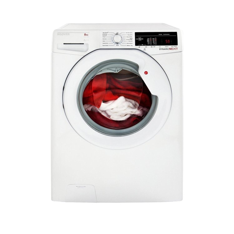 Refurbished Hoover DXOA 68LW3/1-80 Freestanding 8KG 1600 Spin Washing Machine