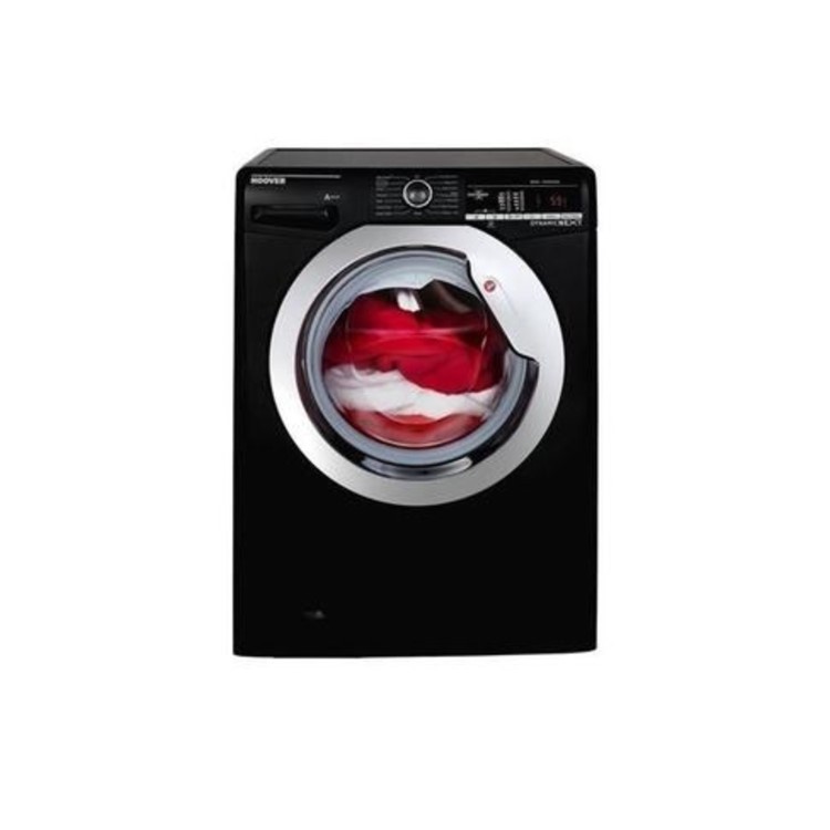 Refurbished  Hoover DXOA 49C3B Freestanding 9KG 1400 Spin Washing Machine Black