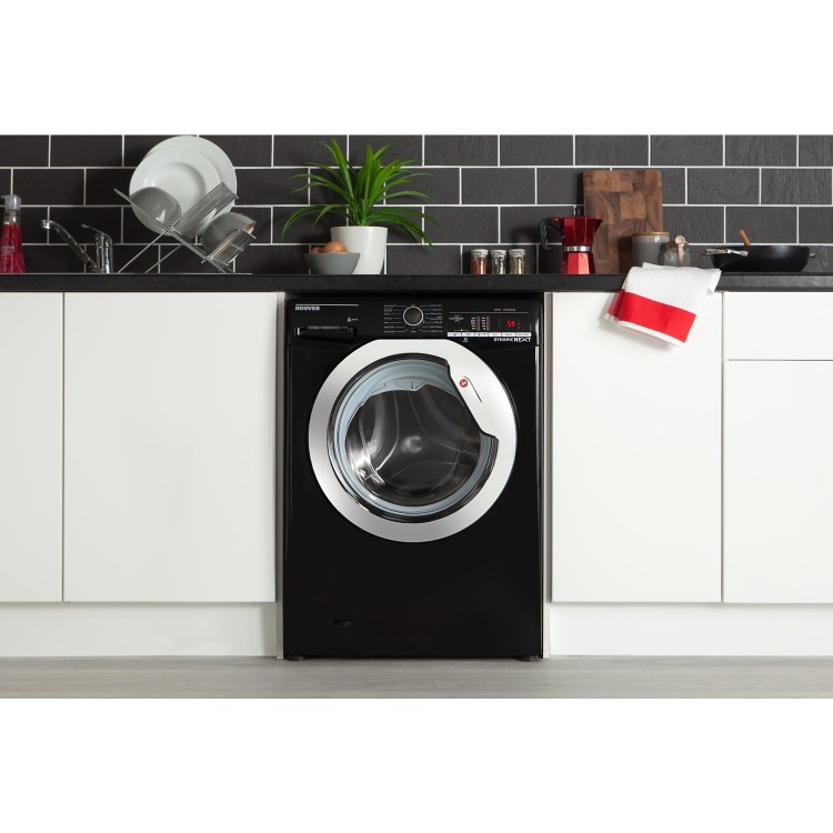 Hoover DXOA49C3B/1-80 Dynamic Next 9kg Freestanding Washing Machine - Black