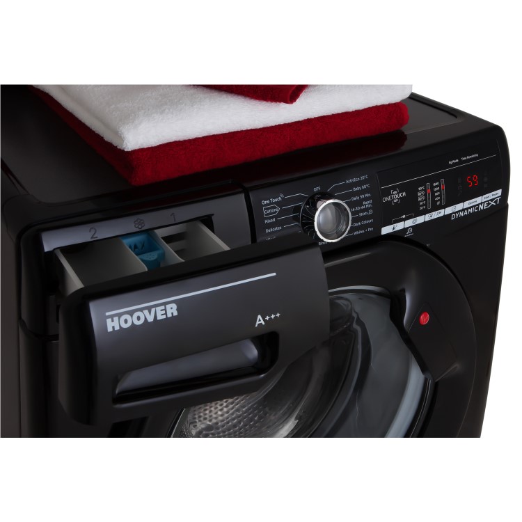 Hoover DXOA 69LB3B/1-80 Freestanding 9kg 1600 Spin Washing Machine - Black