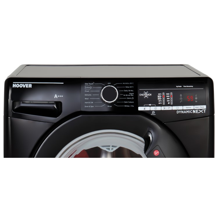 Hoover DXOA 69LB3B/1-80 Freestanding 9kg 1600 Spin Washing Machine - Black