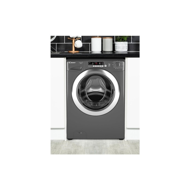 Refurbished Candy Grand'O Vita GVS 1410DC3R-80 Freestanding 10KG 1400 Spin Washing Machine