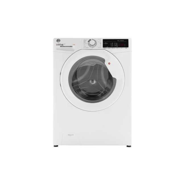 Hoover HWash 300 Lite H3W 49TE/180 Smart Freestanding 9KG 1400 Spin Washing Machine White