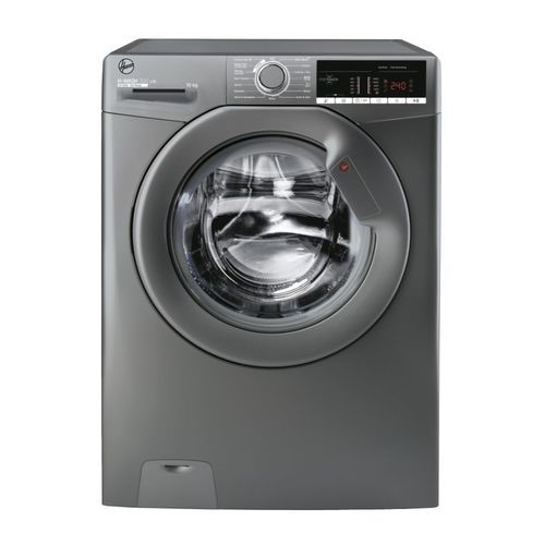 Refurbished Hoover H-Wash 300 H3W410TGGE Smart Freestanding 10KG 1400 Spin Washing Machine Graphite