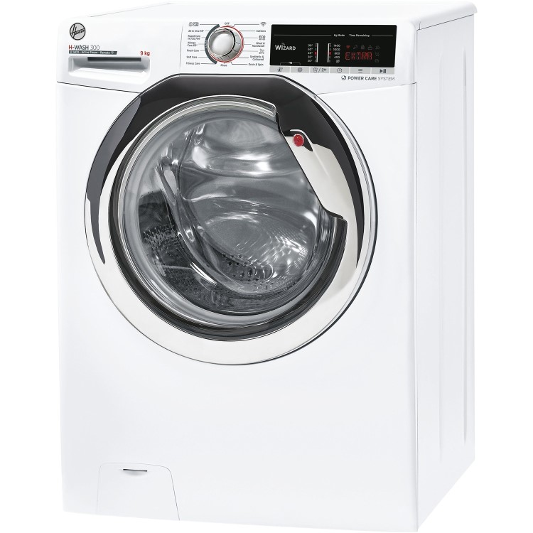 Refurbished Hoover H3WS495TACE-80 Freestanding 9KG 1400 Spin Washing Machine White