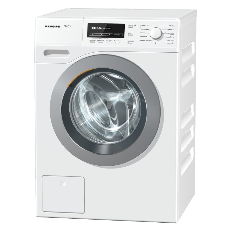 GRADE A2 - Miele WKB130 W1 ChromeEdition SoftSteam 8kg 1600rpm Freestanding Washing Machine White