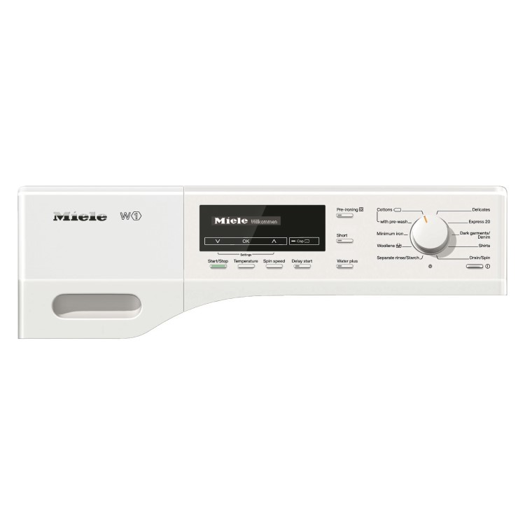 GRADE A2 - Miele WKB130 W1 ChromeEdition SoftSteam 8kg 1600rpm Freestanding Washing Machine White