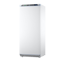 Hamoki HA-F400 Single Door White Upright Freezer 400ltr Gross Capacity / 297ltr Net