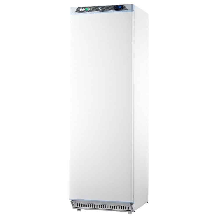 Hamoki HA-F400 Single Door White Upright Freezer 400ltr Gross Capacity / 249ltr Net
