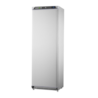 Hamoki HA-F400SS Single Door Stainless Steel Upright Freezer 400ltr Gross Capacity / 249ltr Net
