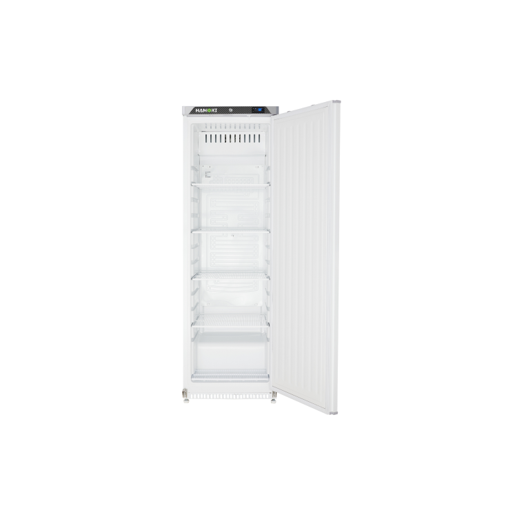 Hamoki HA-F400SS Single Door Stainless Steel Upright Freezer 400ltr Gross Capacity / 249ltr Net