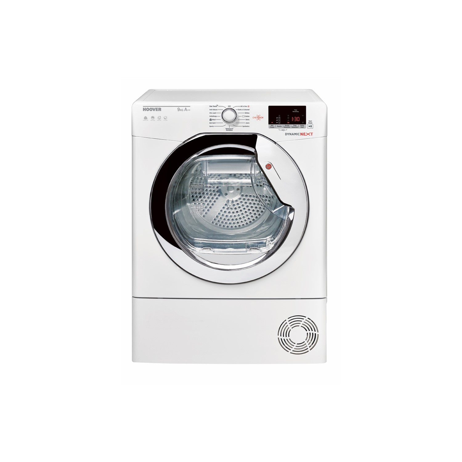 Refurbished Hoover DXH9A2DCE Smart Freestanding Heat Pump 9KG Tumble Dryer White