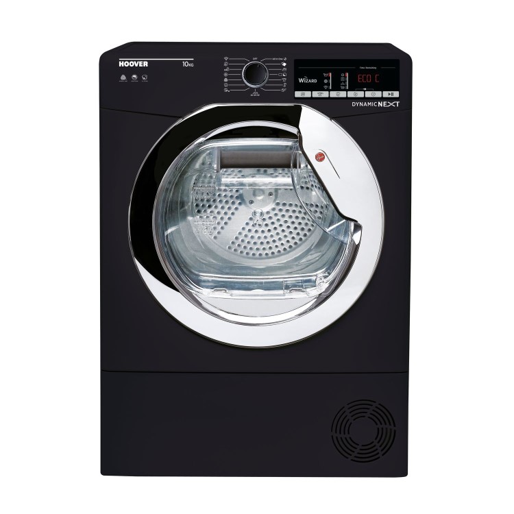 Hoover DXOC10TCEB-80 10kg Freestanding Condenser Tumble Dryer - Black