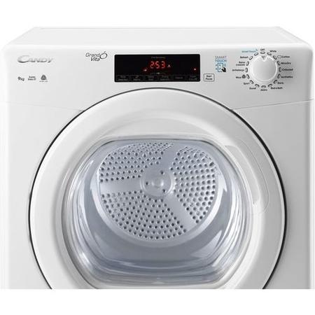GRADE A2 - Grade A2 - Candy GSV C9TG NFC 9kg Condenser Tumble Dryer - White
