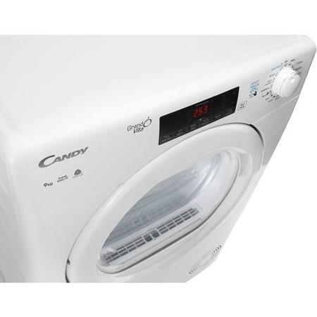 GRADE A2 - Grade A2 - Candy GSV C9TG NFC 9kg Condenser Tumble Dryer - White