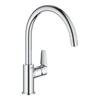 Grohe BauEdge Single Lever Kitchen Mixer Tap - Chrome
