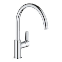 Grohe BauEdge Single Lever Monobloc Kitchen Mixer Tap - Chrome