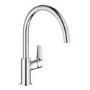 GRADE A1 - Grohe BauEdge Single Lever Monobloc Mixer Kitchen Tap- Chrome