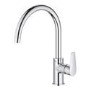 GRADE A1 - Grohe BauEdge Single Lever Monobloc Mixer Kitchen Tap- Chrome
