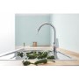 GRADE A1 - Grohe BauEdge Single Lever Monobloc Mixer Kitchen Tap- Chrome