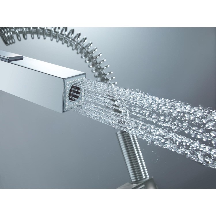 Grohe Eurocube Single Lever Kitchen Mixer Tap - Chrome