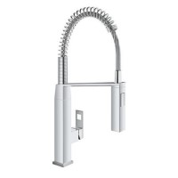 Grohe Eurocube Single Lever Kitchen Mixer Tap - Chrome