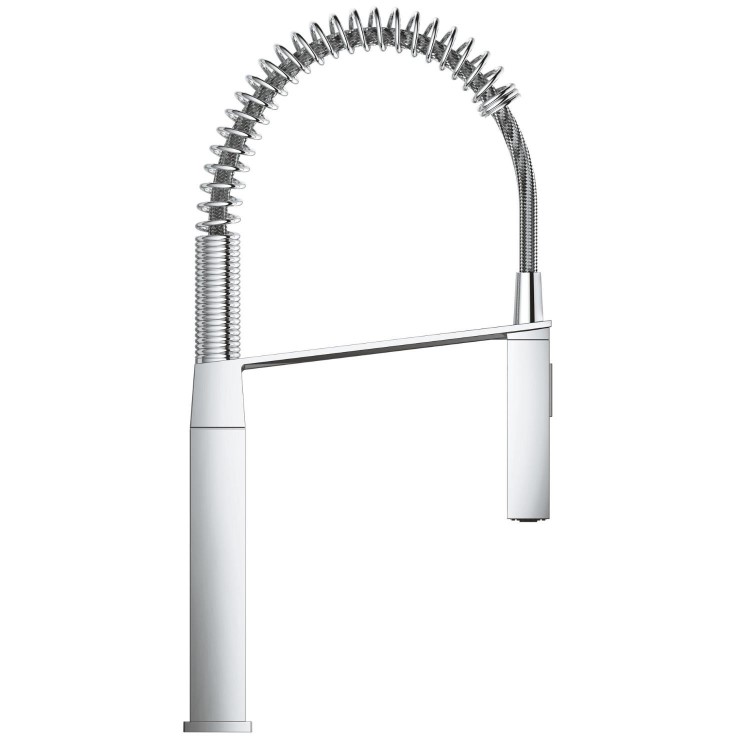Grohe Eurocube Single Lever Kitchen Mixer Tap - Chrome