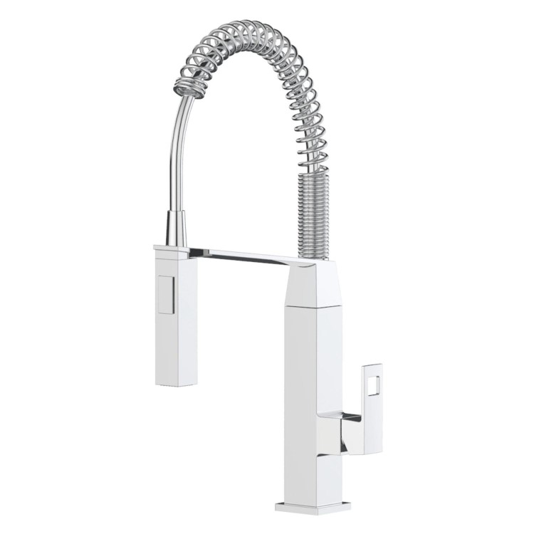 Grohe Eurocube Single Lever Kitchen Mixer Tap - Chrome