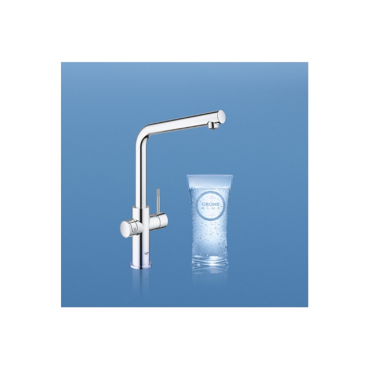 Grohe Blue Sparkling Water Smart Kitchen Tap - Chrome