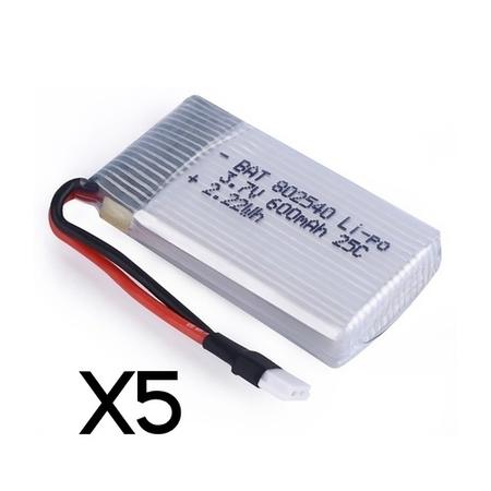 ProFlight Seeker 600mAH Rechargeable Flight Battery - Five Pack